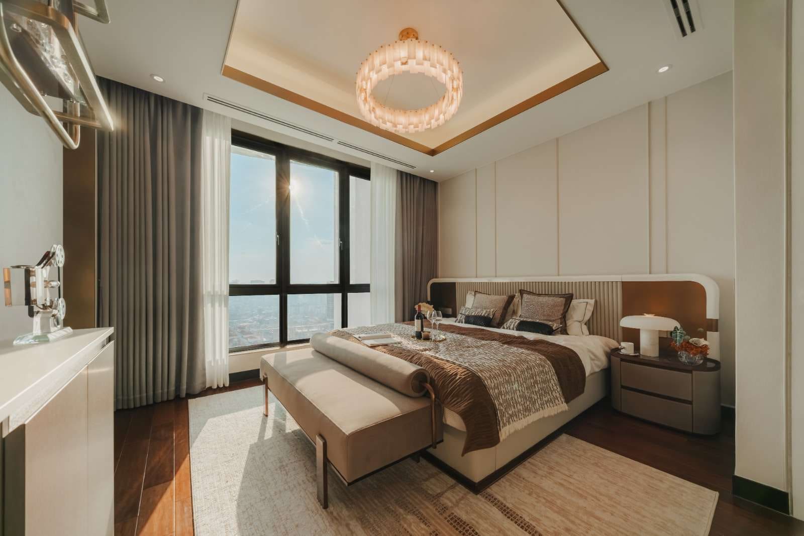 Type C show unit bedroom at Cappella Embassy — show unit photograph